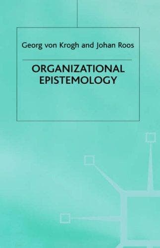 Tapa de Organizational epistemology