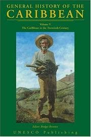 Tapa de Unesco General History Of The Caribbean