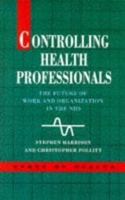 Tapa de Controlling health professionals
