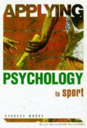 Tapa de Applying Psychology To Sport (Applying Psychology To...)