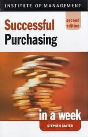 Tapa de Successful Purchasing in a Week