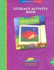 Tapa de HM Welcome Literacy Activity Book