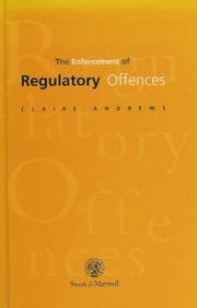 Tapa de Regulatory Offences
