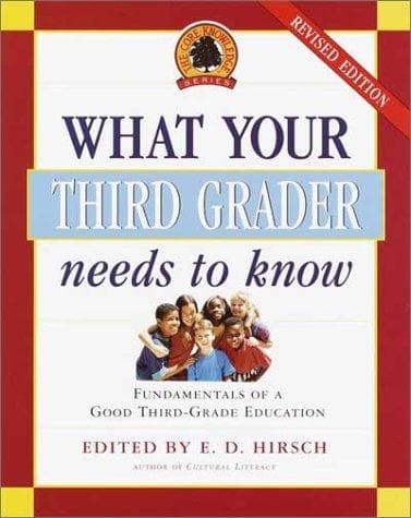 Tapa de What your third grader needs to know