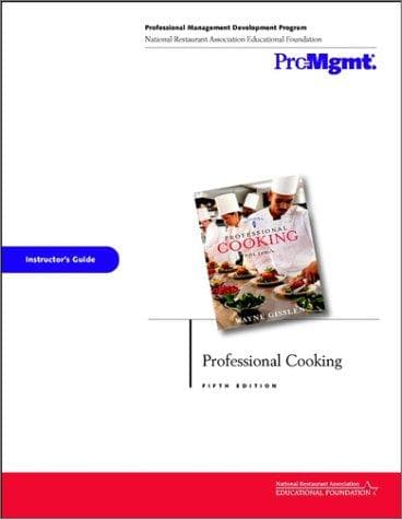 Tapa de Professional Cooking Instructor's Guide