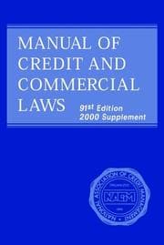 Tapa de Manual of Credit and Commercial Laws