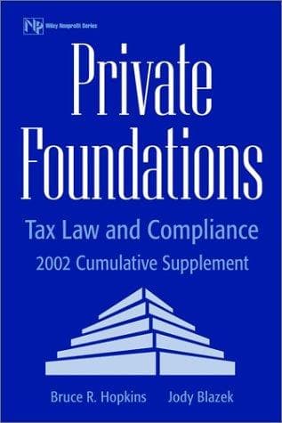 Tapa de Private Foundations, 2002 Cumulative Supplement