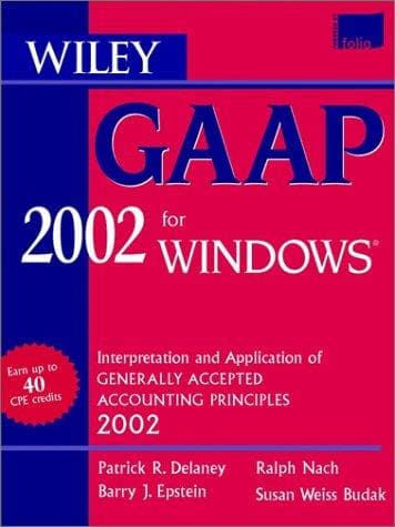 Tapa de Wiley Gaap 2002 for Windows