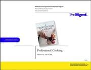 Tapa de Professional Cooking Instructors Guide