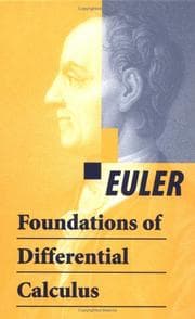 Tapa de Foundations of differential calculus