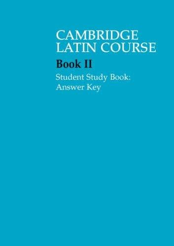 Tapa de Cambridge Latin Course 2 Student Study Book Answer Key