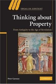 Tapa de Thinking about Property
