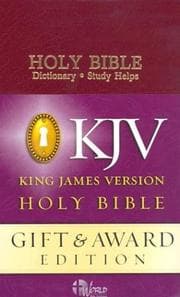 Tapa de KJV Gift and Award Bible
