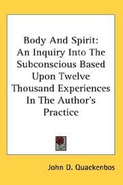 Tapa de Body And Spirit