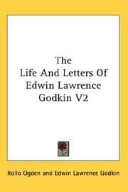 Tapa de The Life And Letters Of Edwin Lawrence Godkin V2
