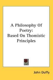 Tapa de A Philosophy Of Poetry