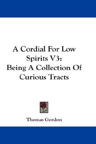 Tapa de A Cordial For Low Spirits V3