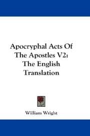 Tapa de Apocryphal Acts Of The Apostles V2