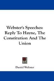 Tapa de Webster's Speeches