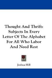 Tapa de Thought And Thrift