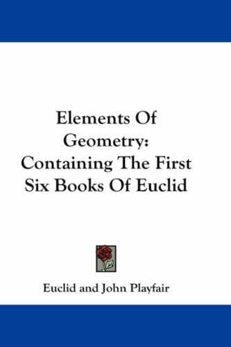 Tapa de Elements Of Geometry