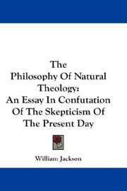 Tapa de The Philosophy Of Natural Theology