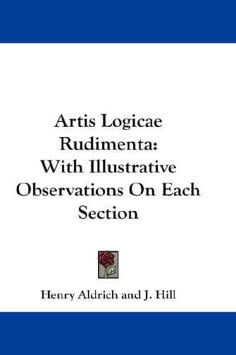 Tapa de Artis logicae rudimenta