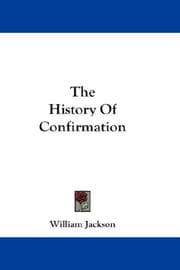 Tapa de The History Of Confirmation