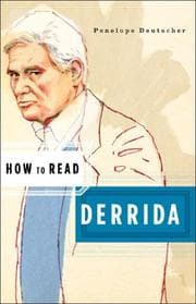 Tapa de How to read Derrida