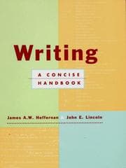 Tapa de Writing, a concise handbook