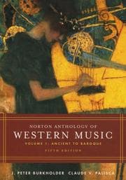 Tapa de Norton Anthology of Western Music Vol. 1