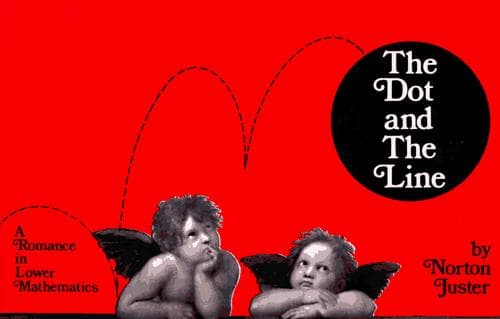 Tapa de The dot and the line