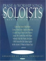 Tapa de Praise and Worship Songs for Soloists