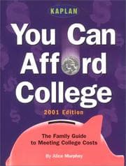 Tapa de You Can Afford College 2001
