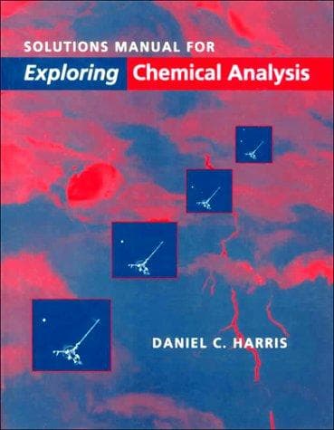 Tapa de Solutions Manual for Exploring Chemical Analysis