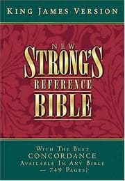 Tapa de New Strong's Reference Bible