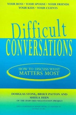 Tapa de Difficult Conversations