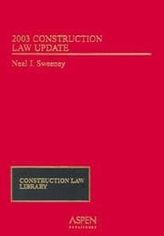 Tapa de Construction Law Update, 2003