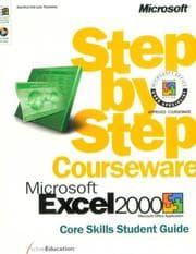 Tapa de Microsoft Excel 2000 Step by Step Courseware Core Skills Class Pack (Step By Step Courseware. Core Skills Student Guide)