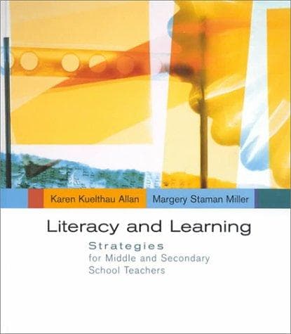 Tapa de Literacy and learning