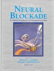 Tapa de Neural blockade in clinical anesthesia and management of pain