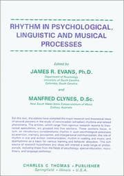 Tapa de Rhythm in Psychological, Linguistic and Musical Processes