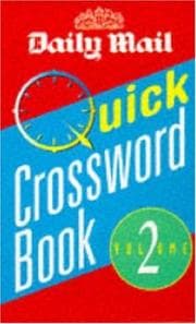 Tapa de Daily Mail quick crossword book