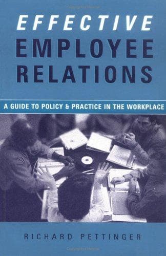 Tapa de Effective Employee Relations