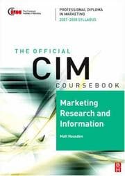 Tapa de CIM Coursebook 07/08 Marketing Research and Information