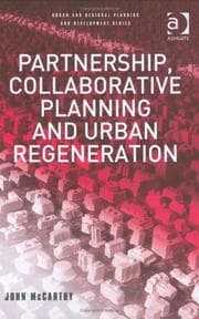 Tapa de PARTNERSHIP, COLLABORATIVE PLANNING AND URBAN REGENERATION