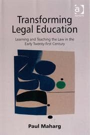 Tapa de Transforming Legal Education
