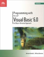 Tapa de Programming with Microsoft Visual Basic 6.0