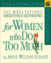 Tapa de 365 Meditations, Refelctions & Restoratives For Women Who Do Too Much Page-A-Day Calendar 2002