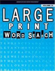 Tapa de Large Print Word Search, Vol. 36